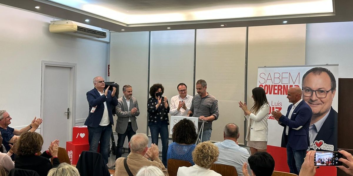 Acte presentació de candidatura PSC Vilanova i la Geltrú