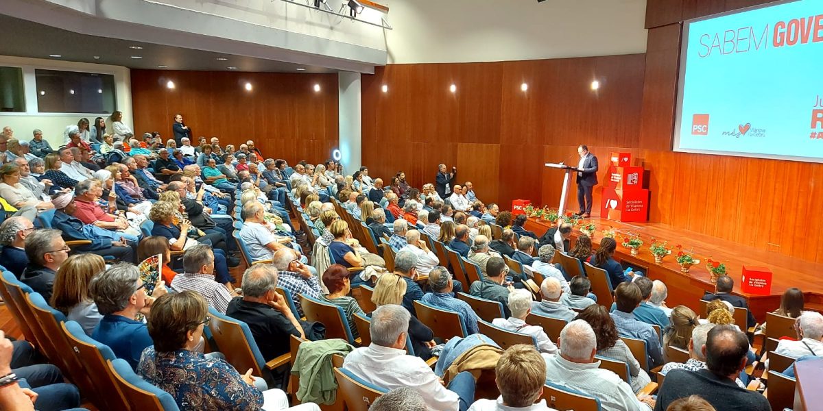 Acte central PSC Vilanova i la Geltrú